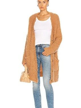R13 Teddy Bear Wool Blend Cardigan Size‎ M EUC